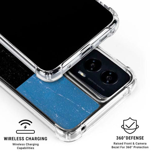 Estonia Flag Distressed Moto G Power 5G (2024) Clear Case